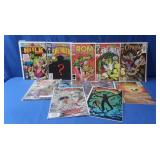 Vintage Comic Books-Justice Leage, Wonder Woman,