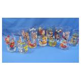 Flintstones Drinking Glasses, Garfield Glass Cups&