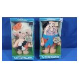 NIP Knickerbocker Flintstones Dolls-1972