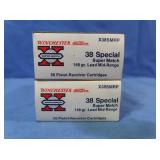 100 Rds. Winchester 38 Special 148gr