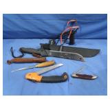 Marksman Slingshot, Machete, Knives&more