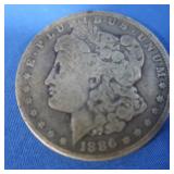 1886-O Morgan Silver Dollar