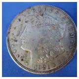 1921 Morgan Silver Dollar
