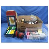 Vintage First Aid Kit,Ear Protectors,Flashlight,
