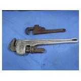 Ridgid Pipe Wrenches-10"&18"