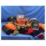 US Military Hat, Assortment of Hats&Scarves