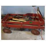 Vintage Wagon w/Contents
