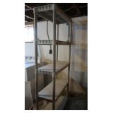 5 Tier Plastic Shelving Unit-73.5"Hx34"Wx14"D