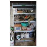 Metal Shelving Unit w/Wood Shelves-48Lx19Dx83"H