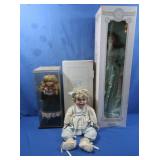 3 Porcelain Dolls