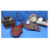 Wicker Baskets, Wall Clocks,Alarm Clocks&more