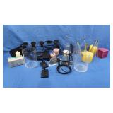 Glass&Metal Candleholders