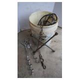 Tire Iron, Dog Tie outs,Sm Chain&more