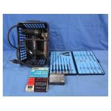 Elect. Staple Gun&Staples PrecisionScrewdriver Set