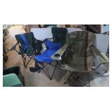 5 Folding Outdoor Chairs