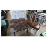 4 Table Chairs, Small Table