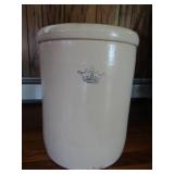 Vintage 8 Gal. Crock-17"Hx13.25"W