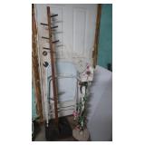 Wooden Hall Tree-60"T