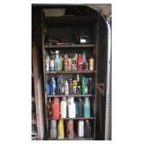 Shelving Unit w/All Contents-Motor Oil, Weed