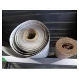 Roll of Vinyl Covering&Roll of Red Rosin Paper