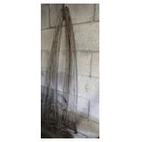 11 Metal Hide Stretchers-approx 40"L