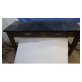 Vintage Wood/Metal Work Table w/2 Drawers