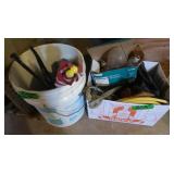 Misc Lot-Flags, Office Supplies, LIghtbulbs&more