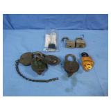 4 Vintage PA Game Commission Padlocks(no keys)&