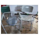 Portable Potty Chair,Shower Chair, Canes