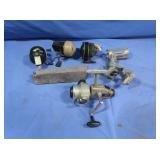 4 Spinning Reels-2 Zebco, 1-Johnson, Lead Ingot