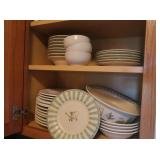 Pfaltzgraff Naturewood Plates&Bowls, Serving Bowl&