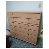 Vintage MCM 12 Drawer Dresser 44x18x44""
