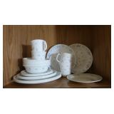 Corelle Dinnerware Set, Plates, Bowls, Cups