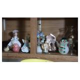 Mixed Lot Vintage Figures, Music Boxes,