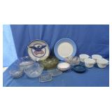 Glass & Ceramic Plates, Bowls, Cups & More