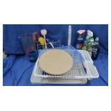 Misc Kitchen Dish/Cleaning Supplies Lot
