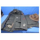 WWI Army Dress Jacket, Pants, Marines Hat