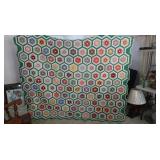 Handstitched Quilt 92x78"