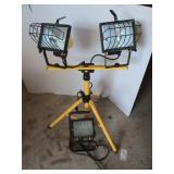 Standing Work Light - untested - no bulbs