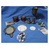 Antique Tins-Sand Dollars-Silver Plated S&P