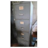4 Drawer File Cabinet 51.5x16x28"