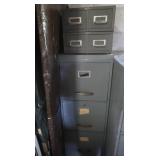 4 Drawer File Cabinet 52x15x19"- 2 Drawer Index