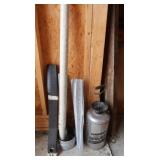 SS Sprayer, 2 Mower Blades 30.5",  PVC Pipe Pcs,