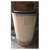 55 Gal. Cardboard Drum w/partial bag of unknown