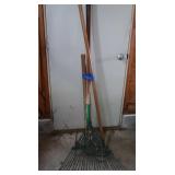 Hay Fork - Leaf Rake- Mattock - Hoe