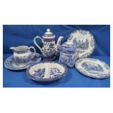 Spode Blue Room,Johnson Bros, Churchill Porcelain