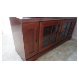 Cherry Wood Entertainment Console/TV Cabinet