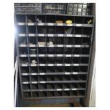 Metal Hardware Storage Unit, 72 Cubbies 35x12x50"