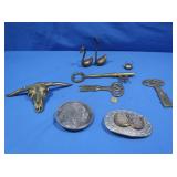 Brass D?cor-Key-Goose-Belt Buckle & More