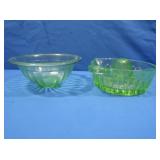 Uranium Glass Juicer & Mixing Bowl